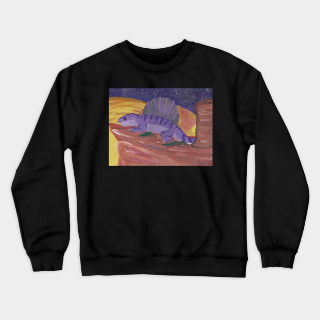 Dimetrodon Crewneck Sweatshirt by Mystic's Cave